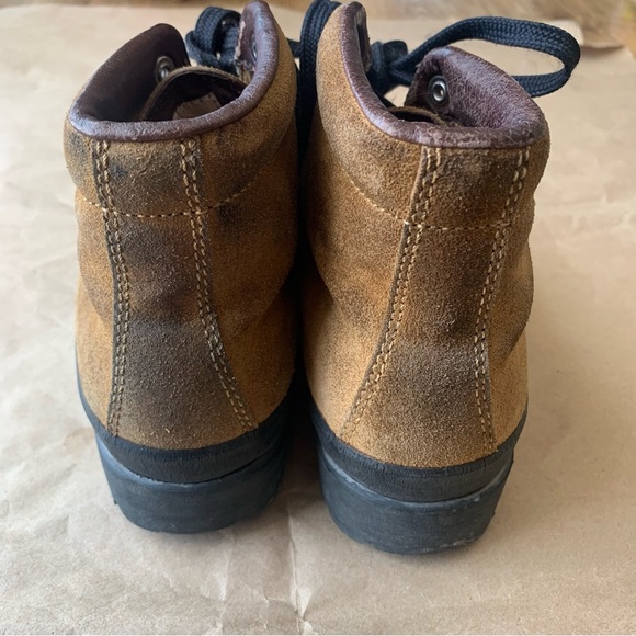 Vintage LL Bean Hiking Boots 5.5 womens D466 Suede Thinsulate - Picture 6 of 11